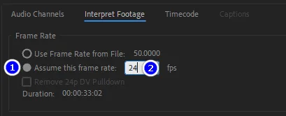 Slow effect Motion in Premiere