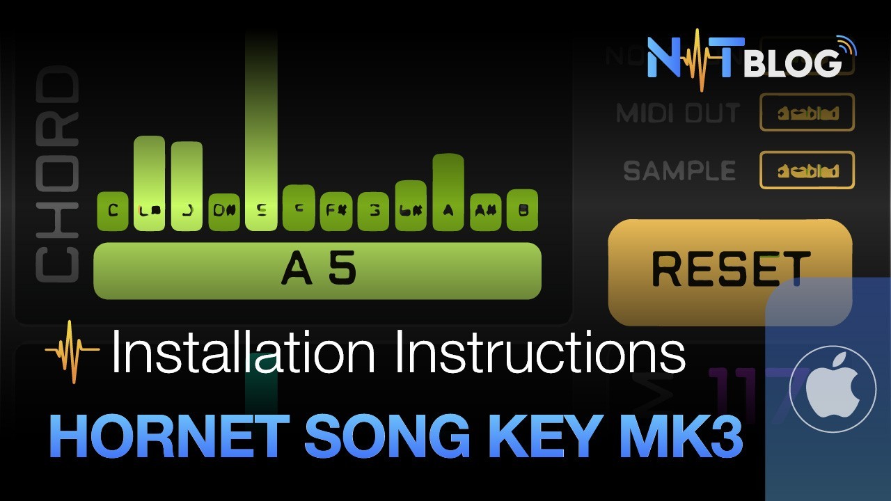 Installation Instructions Hornet Song Key Mk3