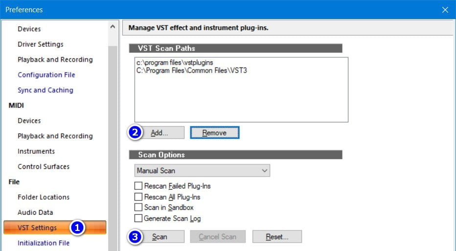 Add Plugin Cakewalk