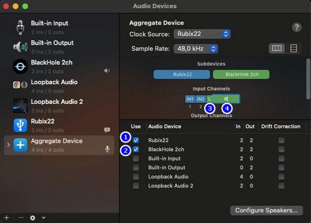 Audio Midi Setup 3 Singing live Youtube on macbook