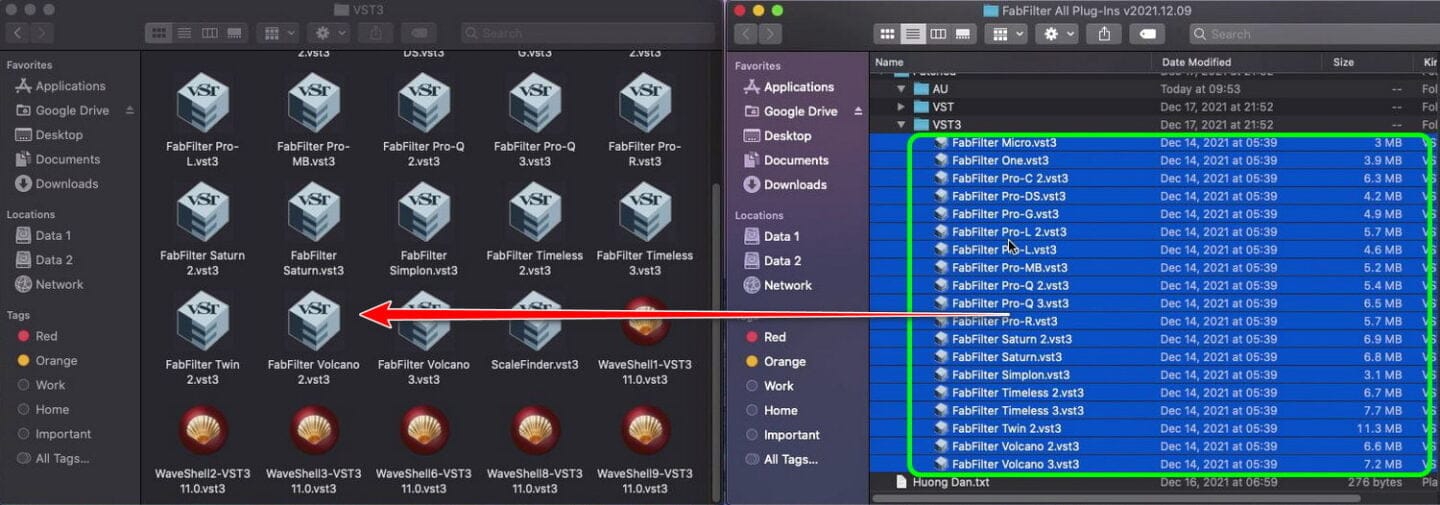 Full set of FabFilter Pro Plugin copy VST3 file