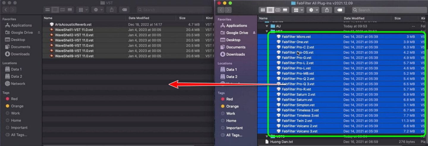 Full set of FabFilter Plugin copy VST file