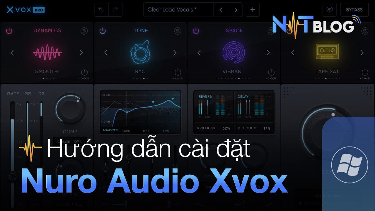 Nuro Audio Xvox – Plugin xử lý giọng hát chuyên nghiệp