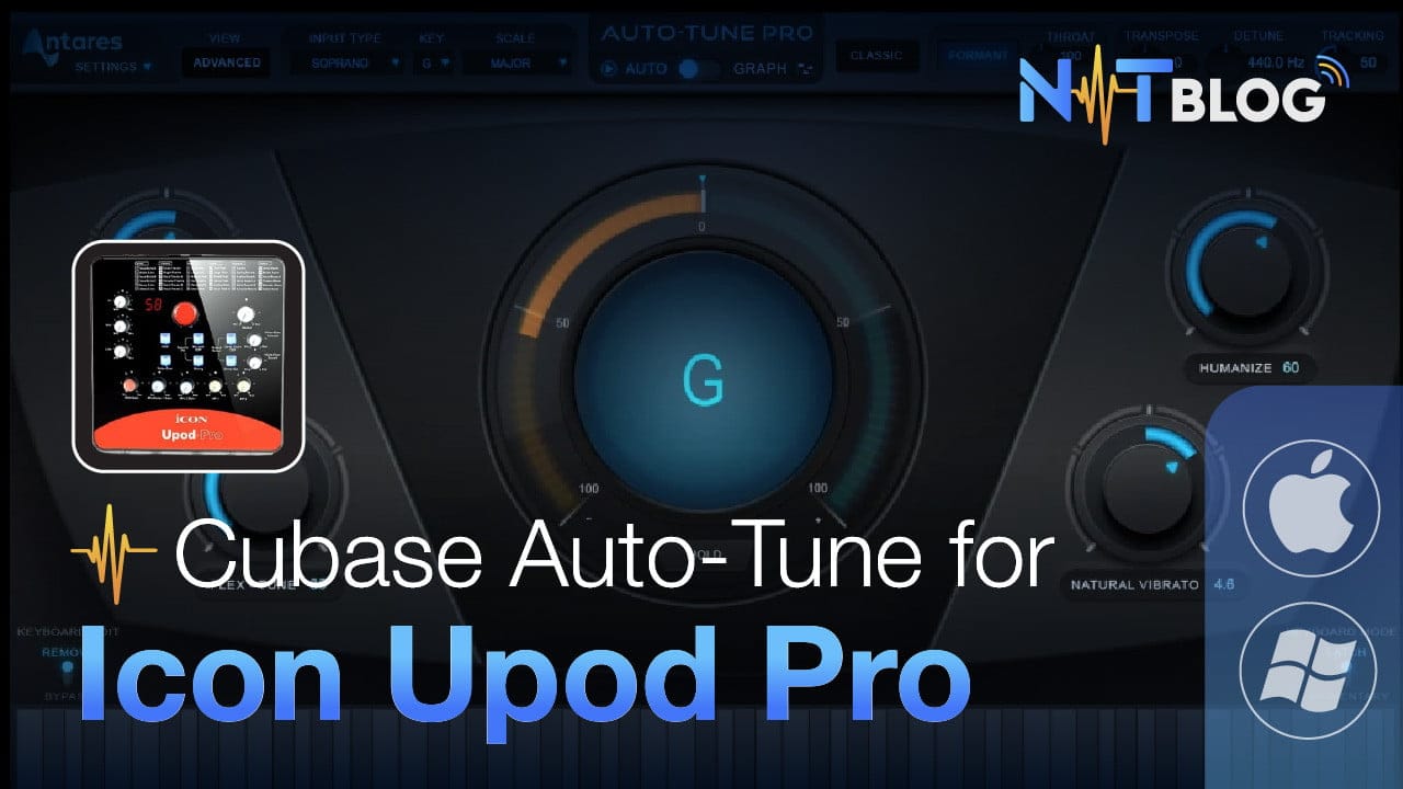 Install Cubase Auto-Tune for Icon Upod Pro