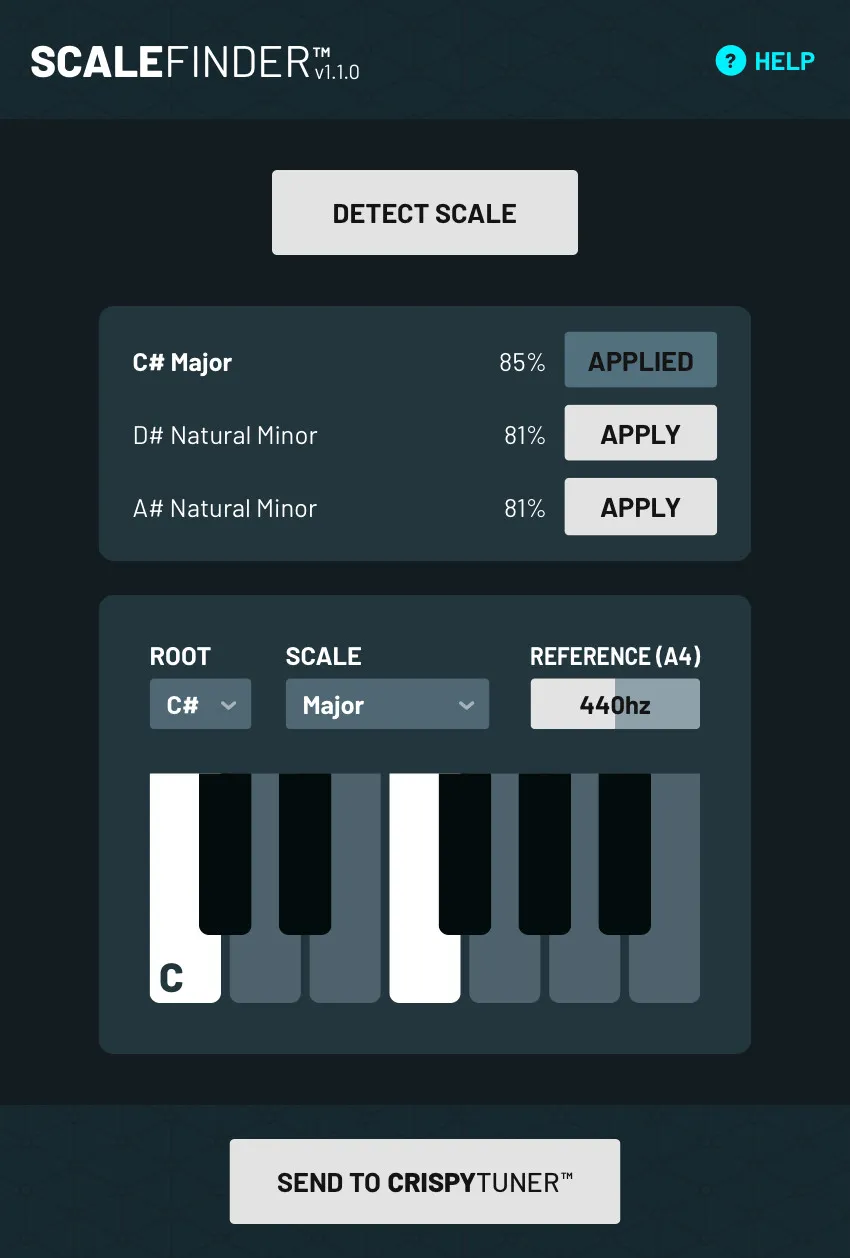 CrispyTuner | Plugin chỉnh phô tự động có dò và send tone