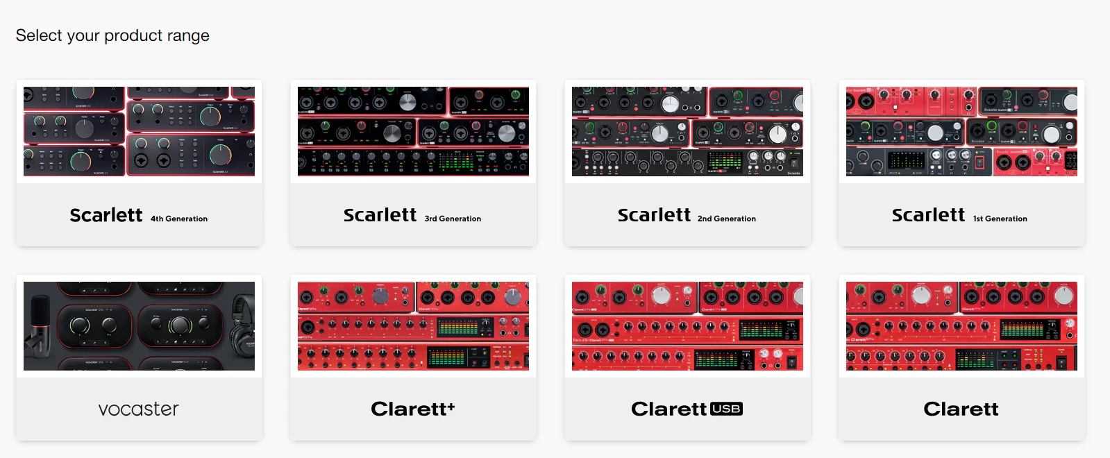 Soundcard Focusrite | Standard setup to install live singing and recording software