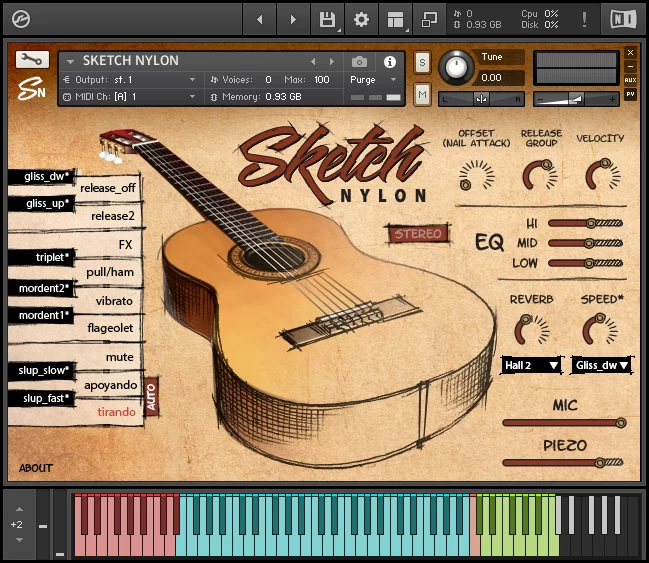 Sketch Nylon Library | Thư viện nhạc cụ Kontakt