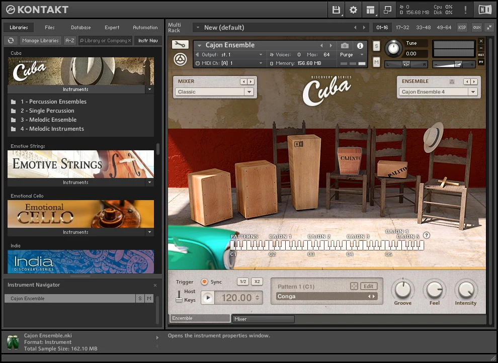 Native Instruments Cuba | Thư viện nhạc cụ Kontakt