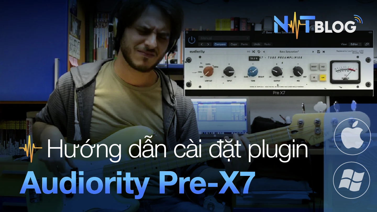 Audiority Pre X7 | Plugin giả lập Preamp đèn điện tử