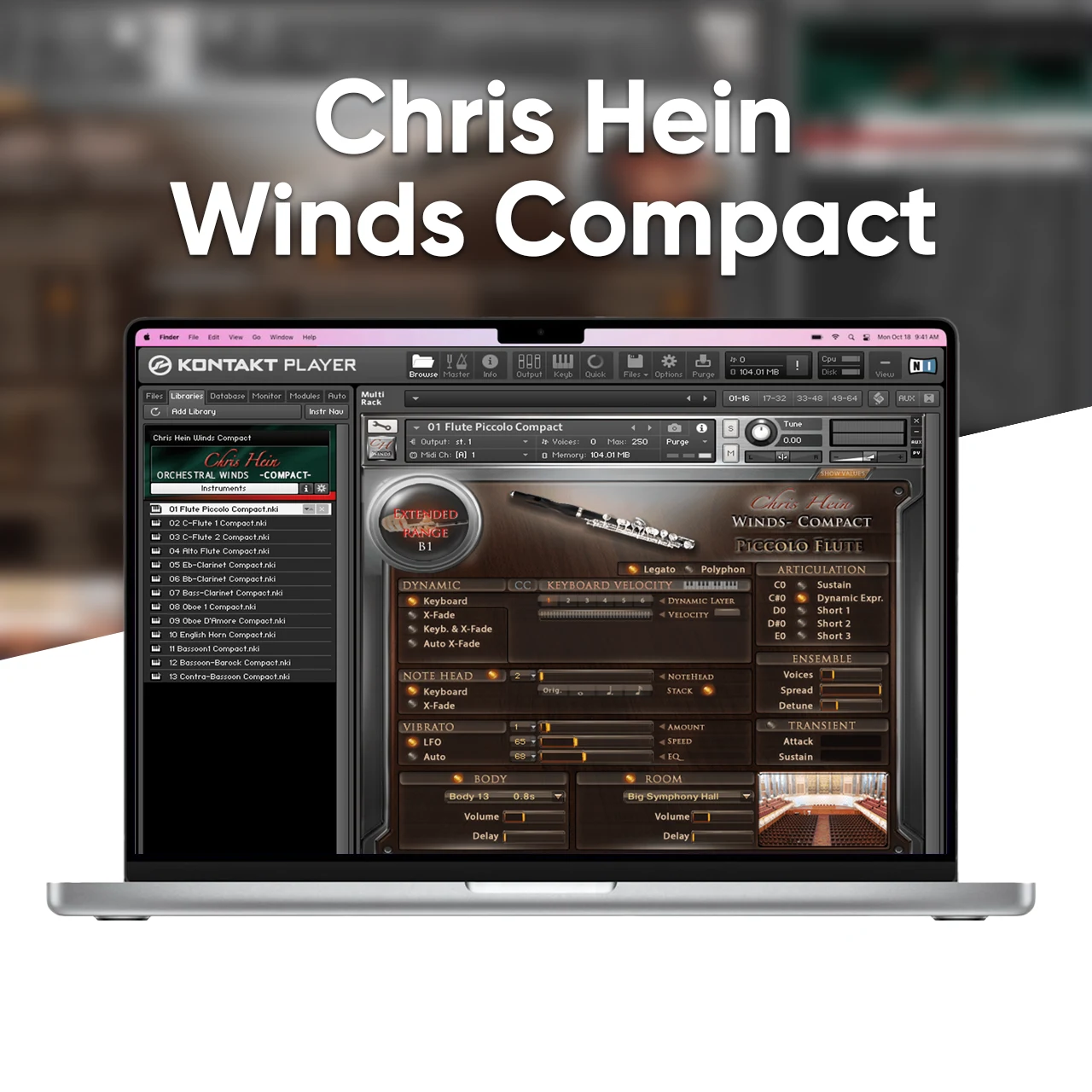 Chris Hein Winds Compact | Thư viện nhạc cụ Kontakt