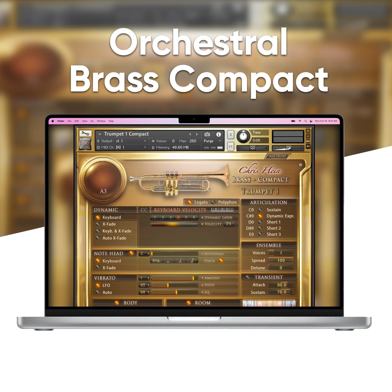 Chris Hein – Orchestral Brass Compact | Thư viện nhạc cụ Kontakt