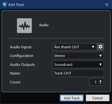 Set up TikTok audio LIVE to sing Cubase without echo