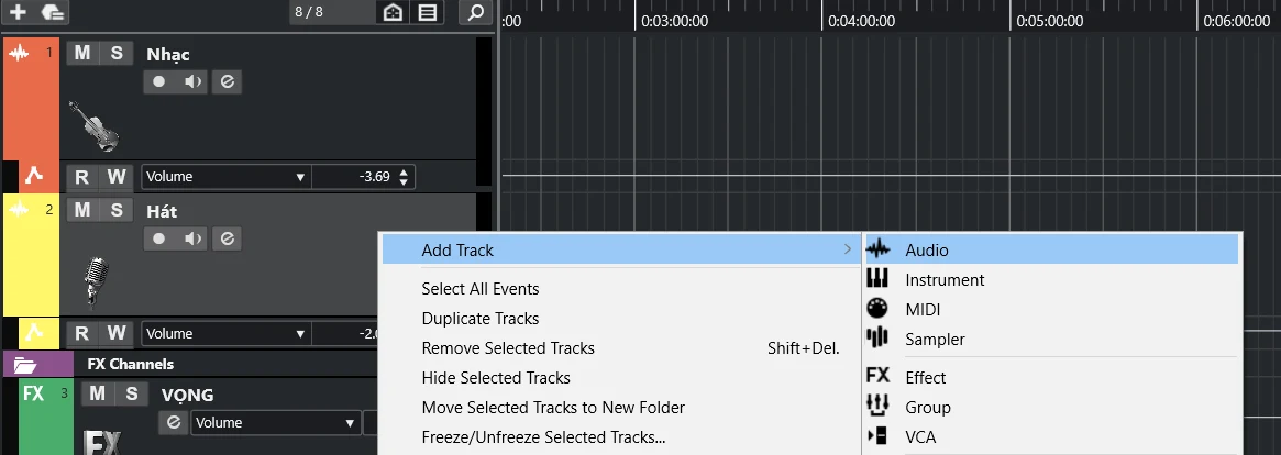 Set up TikTok audio LIVE to sing Cubase without echo