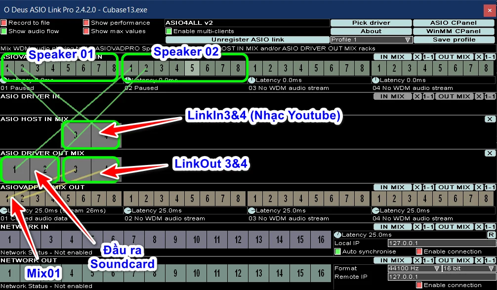 Set up TikTok audio LIVE to sing Cubase without echo