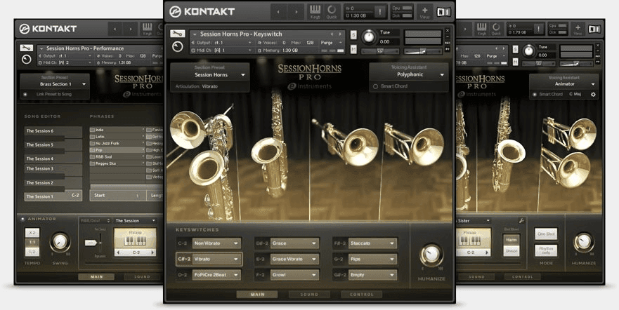 Native Instruments Session Horns Pro | Thư viện nhạc cụ Kontakt