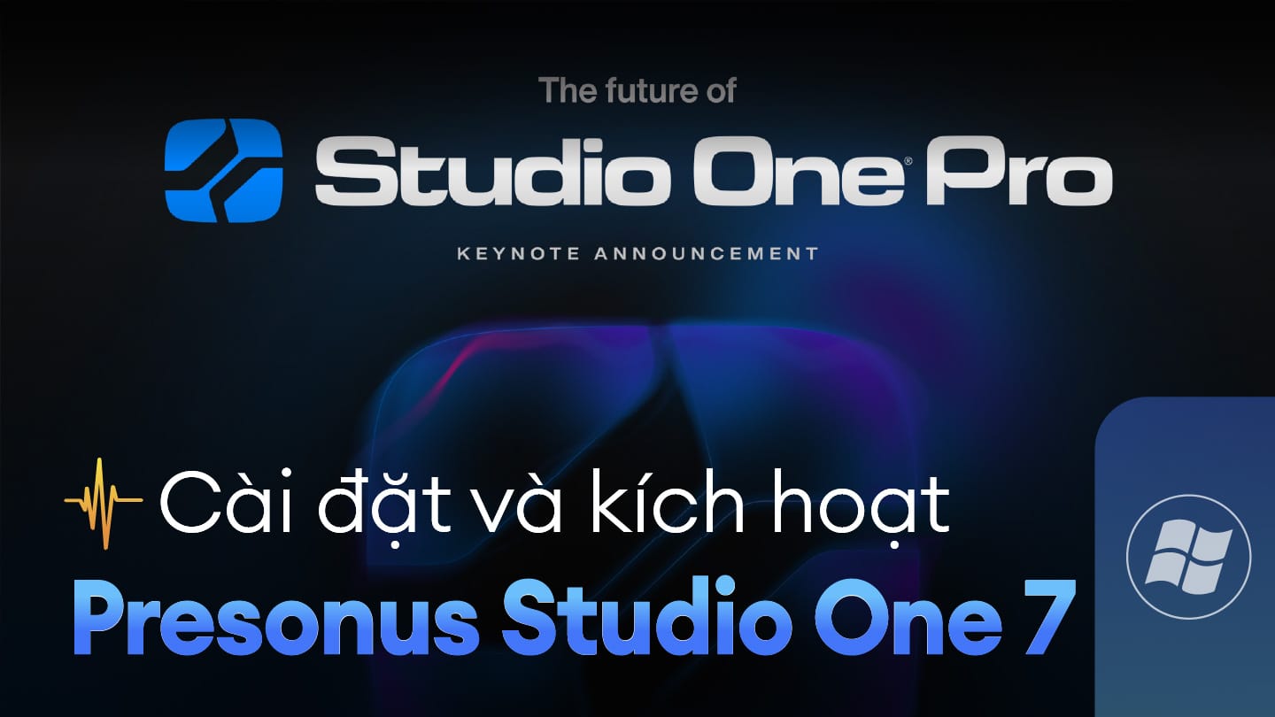 PreSonus Studio One 7 full active cho Windows