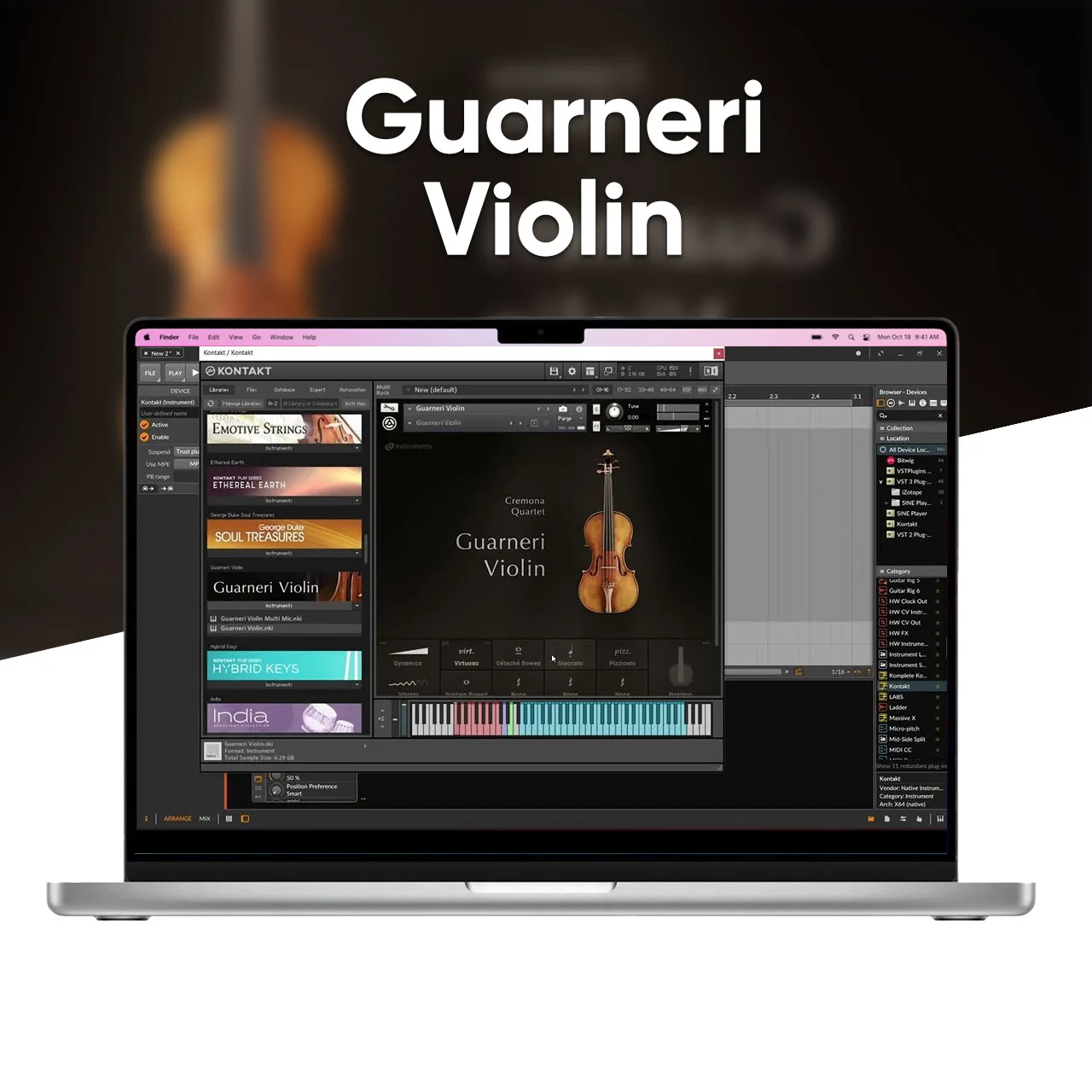 Guarneri Violin | Thư viện nhạc cụ Kontakt